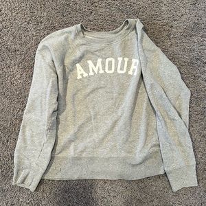 Amour sweatshirt. Zadig and Voltaire. Small. Grey.